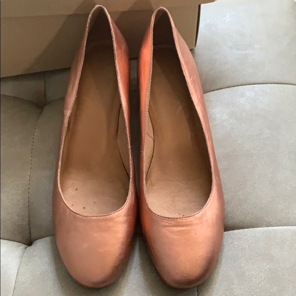 Madewell Ella Pump in Metallic